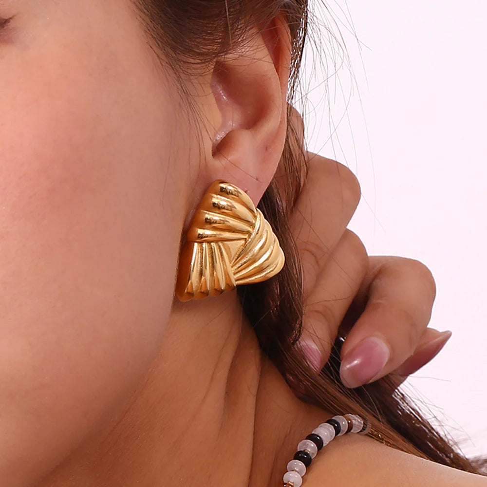 Golden Serene Earrings