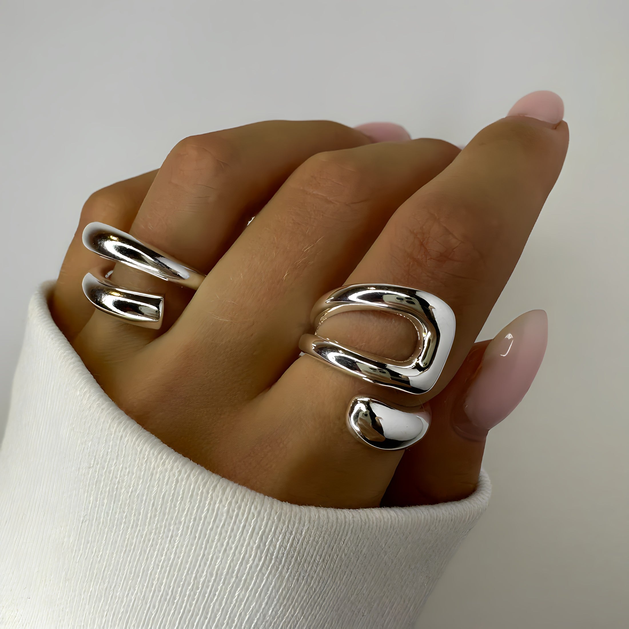 Silver Twist Ring