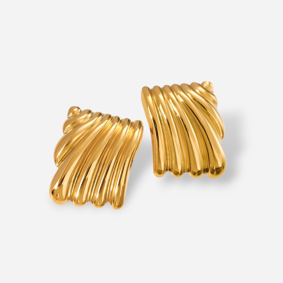 Gold Icon Studs