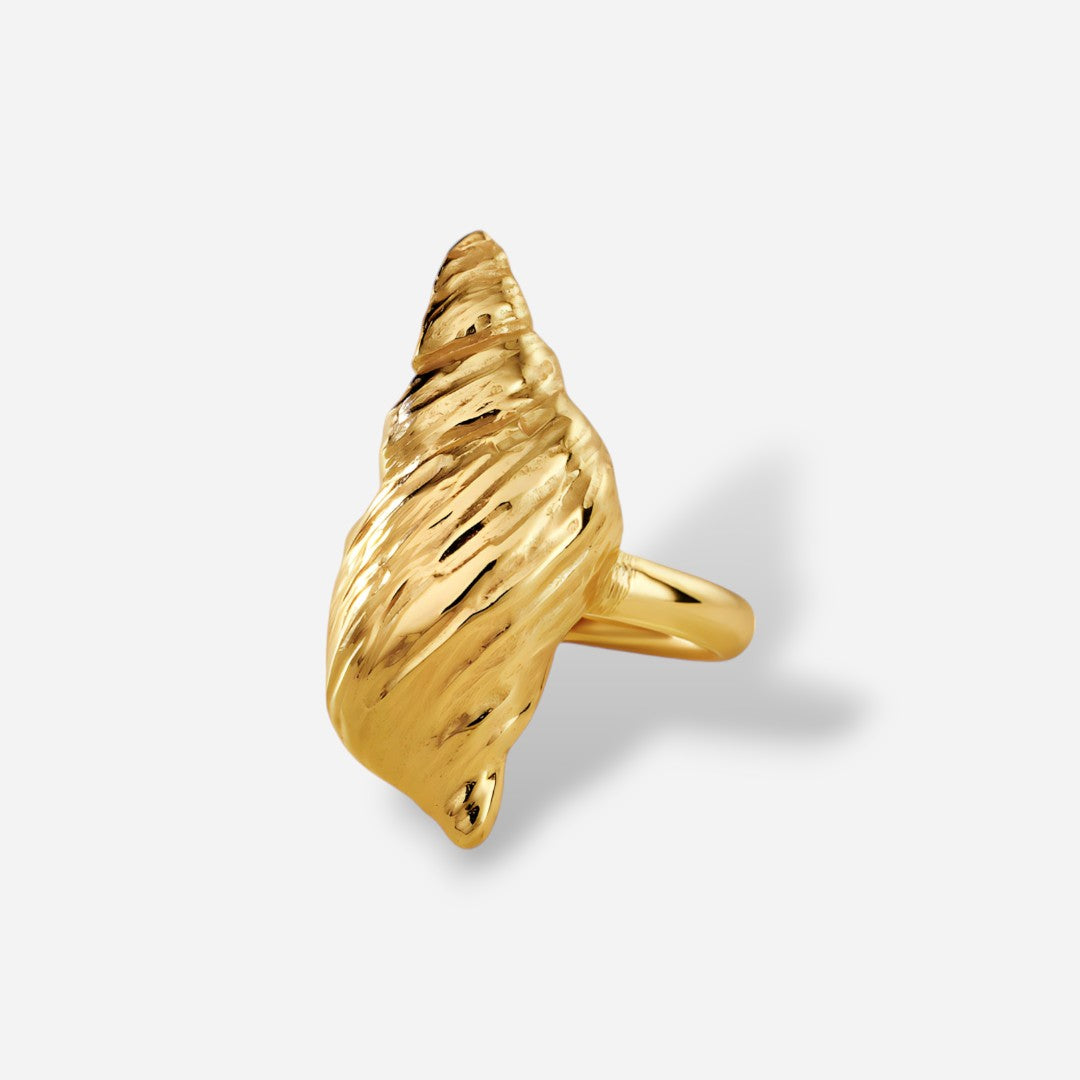 Gold SeaShell Ring