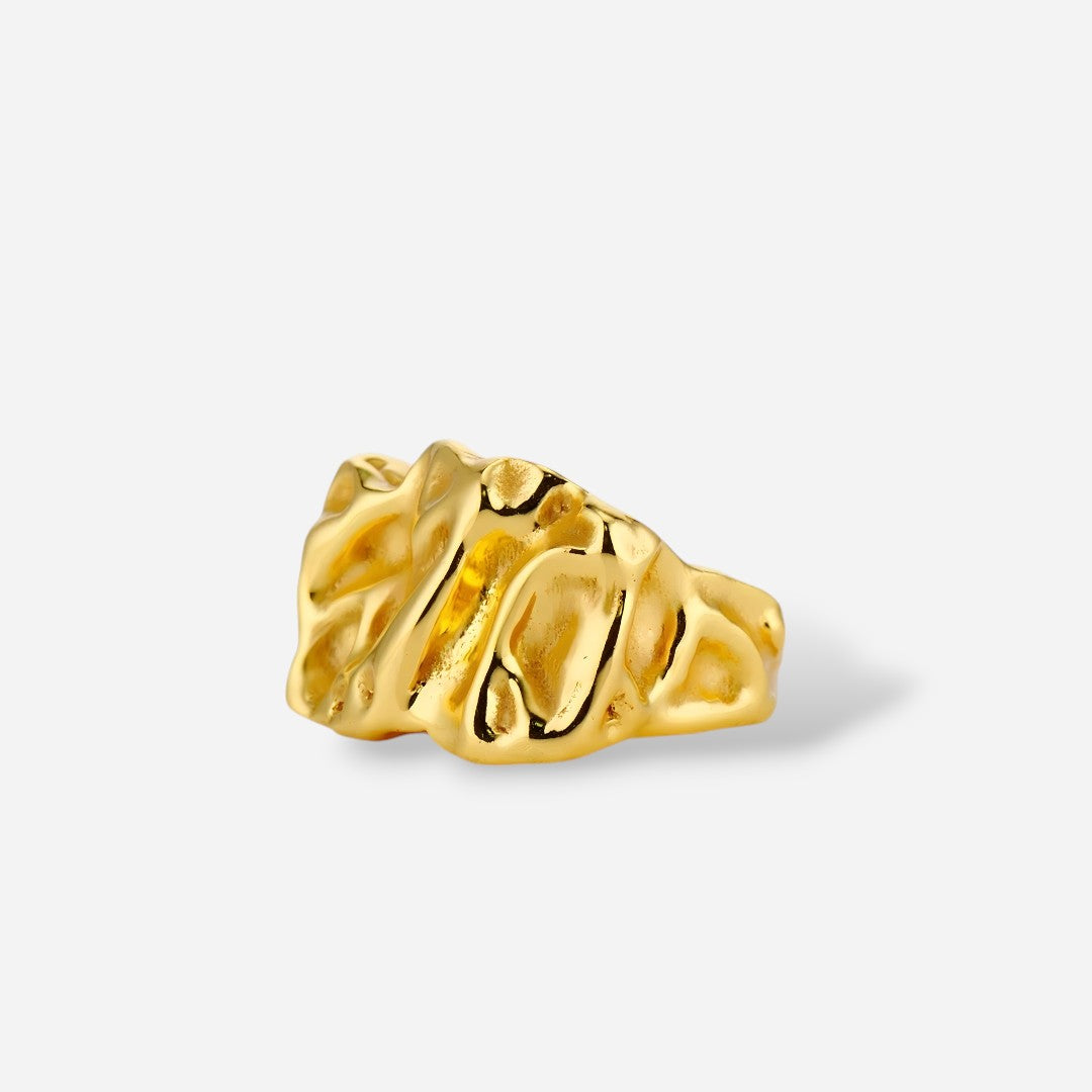 Golden Exotic Ring