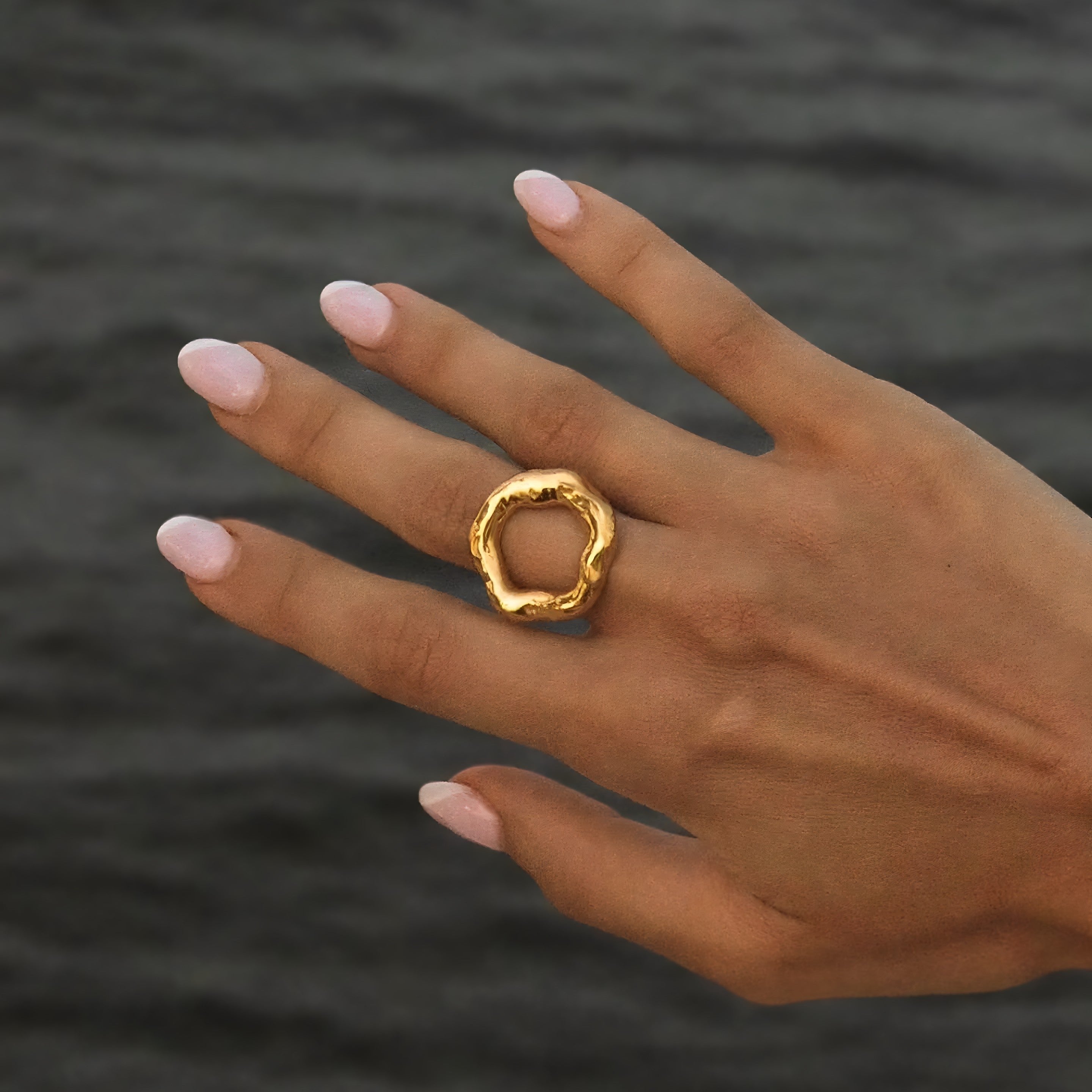 Golden Melt Ring