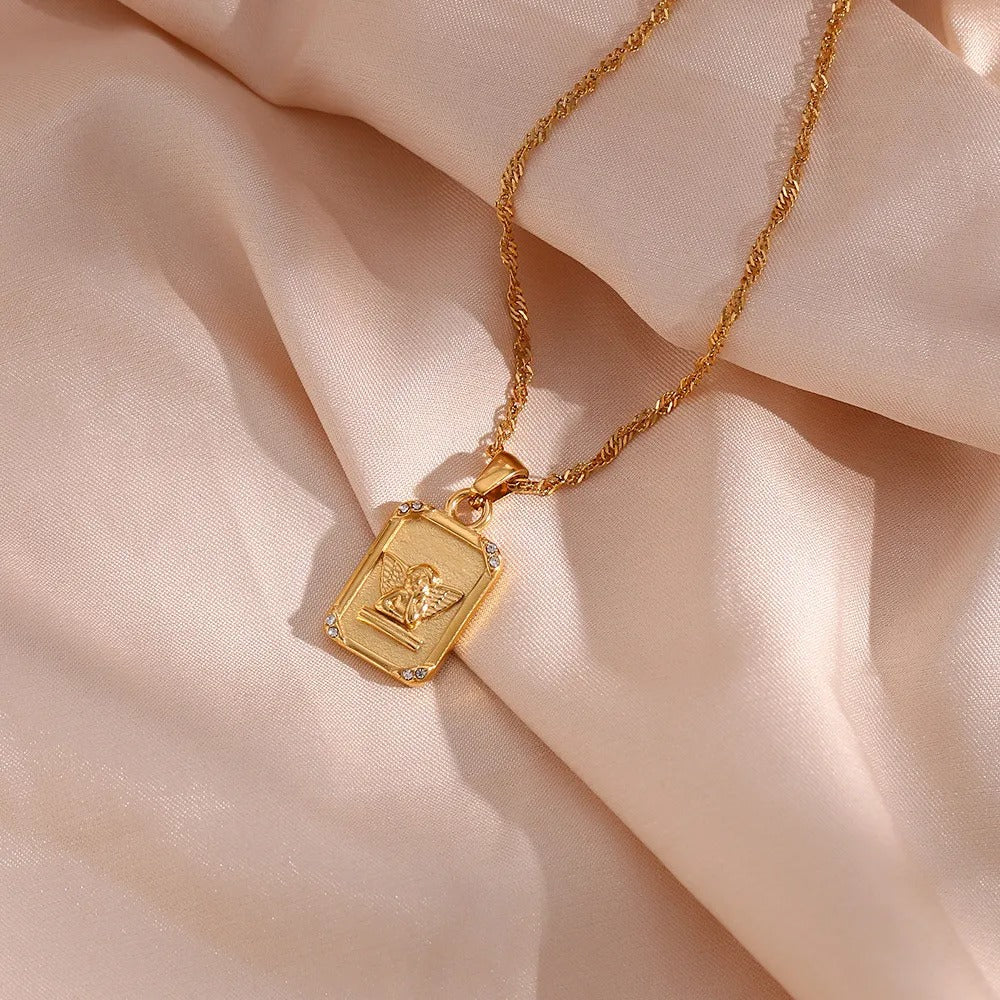 Golden Angel Necklace